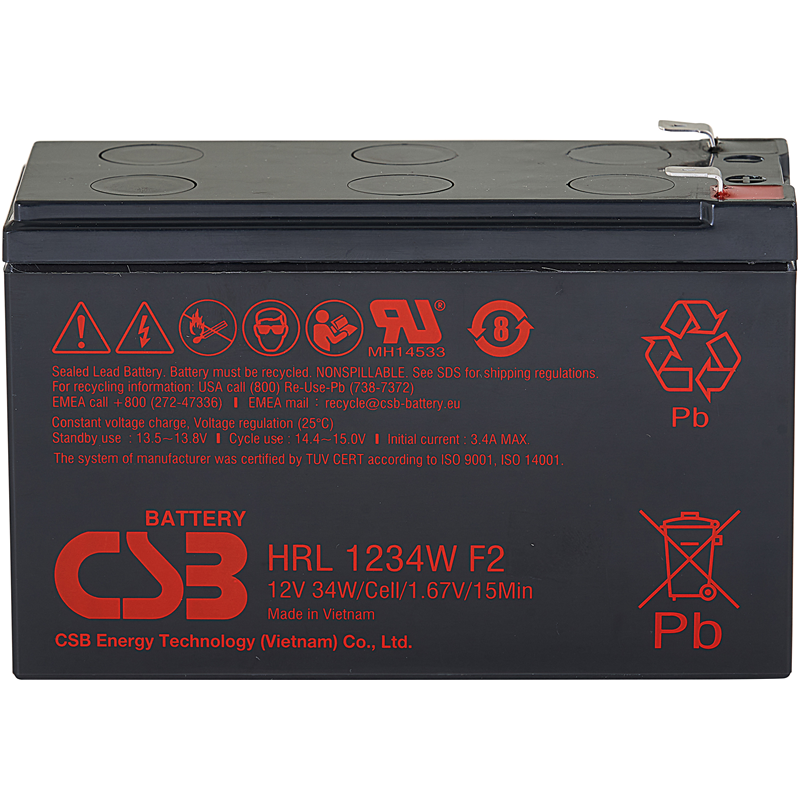 CSB HRL1234W F2 FR (12V / 8.5Ah)