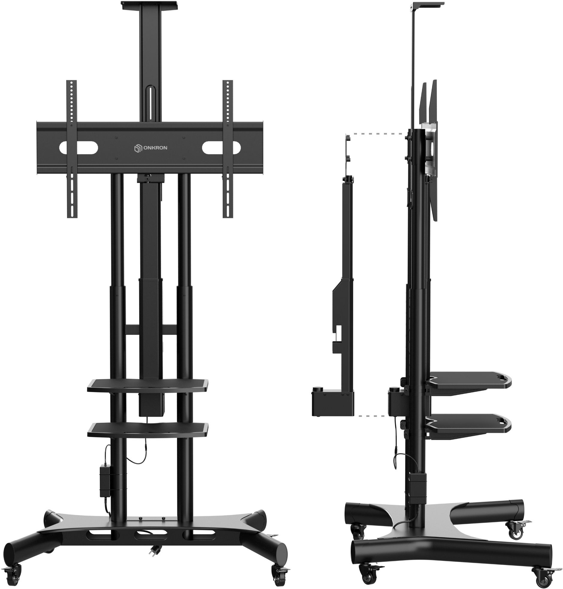 Подставка для телевизора Onkron TS1881 Elift черный 50"-86" макс.90кг напольный наклон