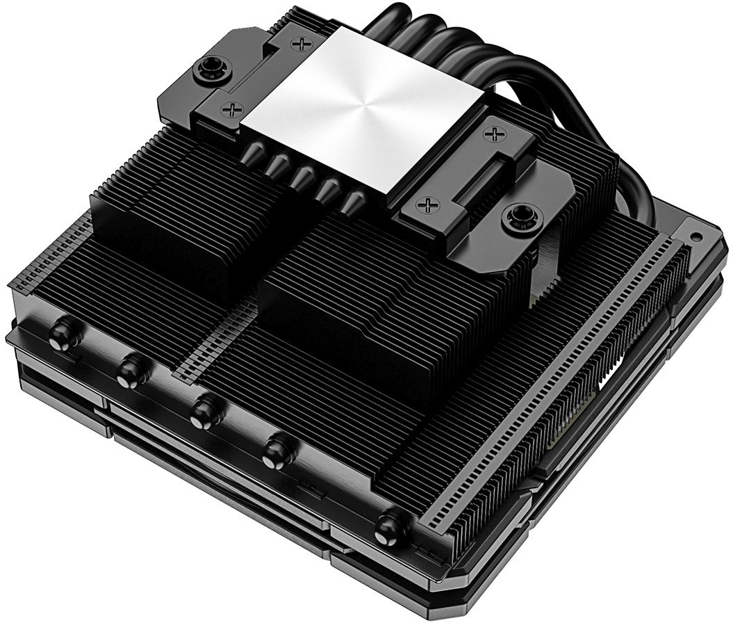 Устройство охлаждения(кулер) ID-Cooling IS-55 Soc-AM5/AM4/1200/1700/1851 черный 4-pin 31.2-31.2dB Al