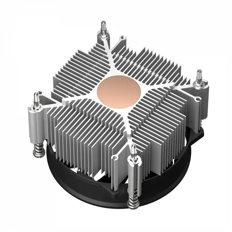 Устройство охлаждения(кулер) PcCooler R95-I Soc-1200/1700/1851 серебристый/черный 4-pin 31.2dB Al+Cu