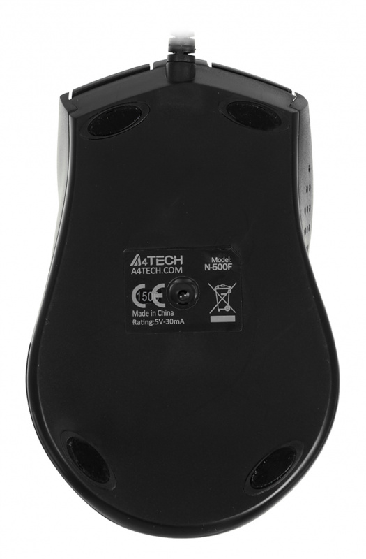 Мышь A4Tech V-Track Padless N-500F черный оптическая 1200dpi USB 4but