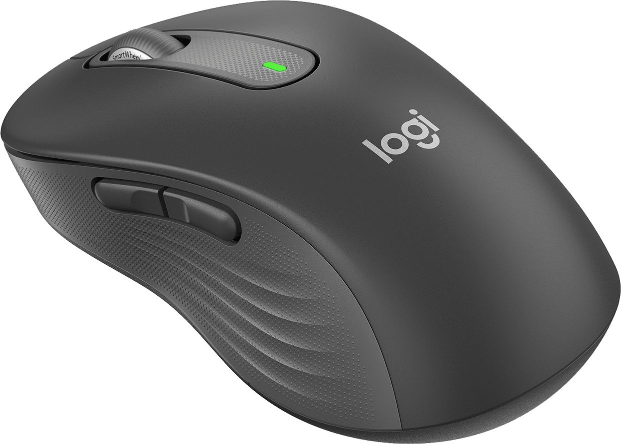 Мышь Logitech M650 Large графитовый оптическая 4000dpi silent беспров. BT/Radio USB 5but (910-006236
