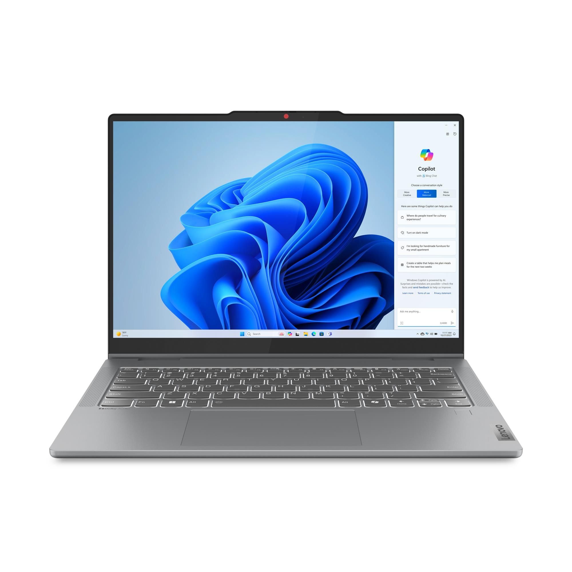 Ноутбук Lenovo IdeaPad 5 2-in-1 14IRH9 Intel Core i5-13420H/16Gb (soldered D5)/SSD1Tb/UMA/14"/I