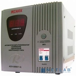 Ресанта АСН-5 000/1-Ц 63/6/6 Стабилизатор {220В±8%, Габариты 340х220х230, Вес 13 кг}