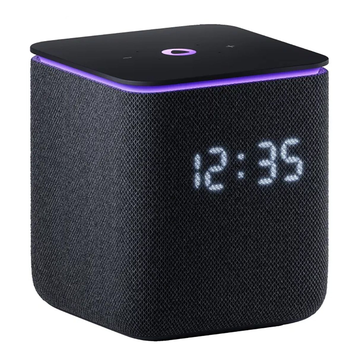 Умная колонка Yandex Станция Миди Алиса черный 24W 1.0 BT/Wi-Fi 10м (YNDX-00054BLK)