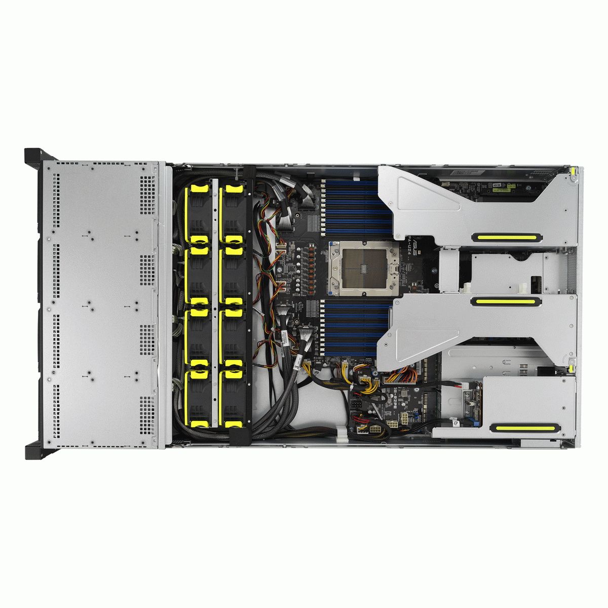 Серверная платформа ASUS RS521A-E12-RS12U/1G/1.6kW/12NVMe/FAN/RH/OCP/GPU