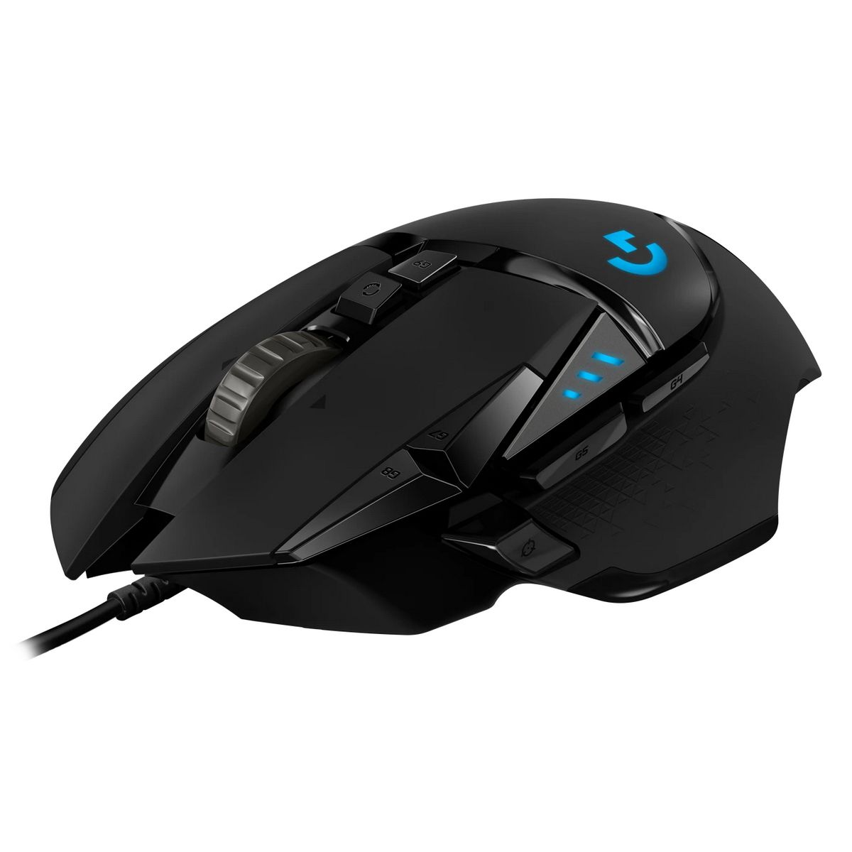 Мышь Logitech G502 Hero черный оптическая 25600dpi USB для ноутбука 9but (910-005474)