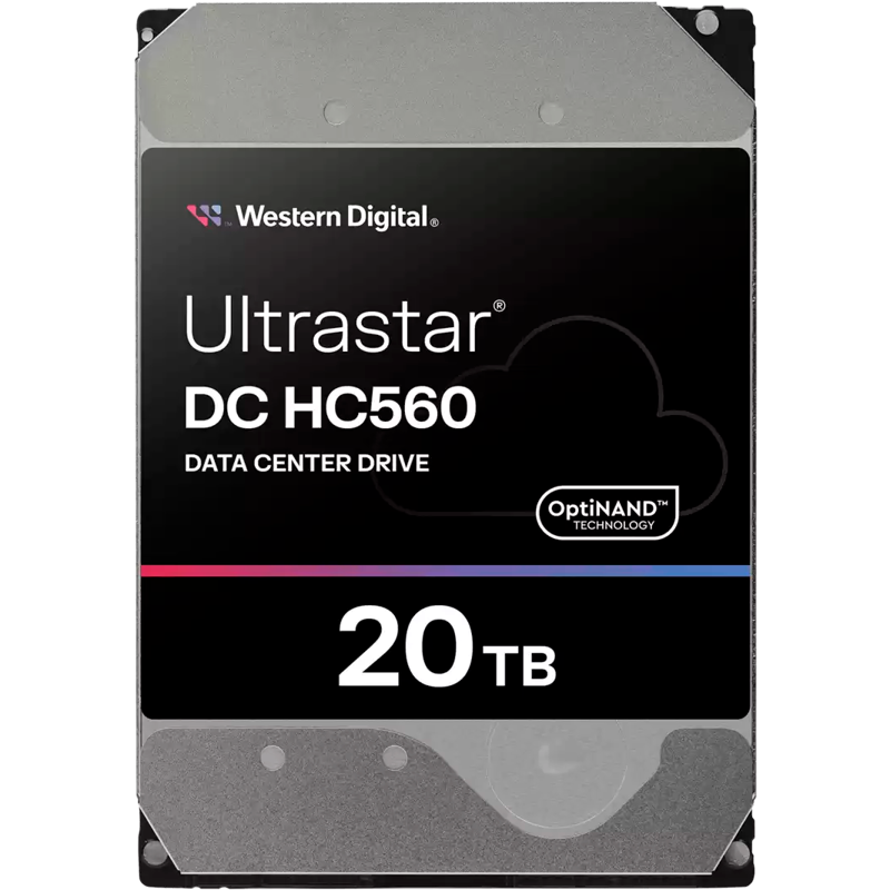 Жесткий диск WD SAS 3.0 20TB 0F38652 WUH722020BL5204 Server Ultrastar DC HC560 512E (7200rpm) 512Mb 