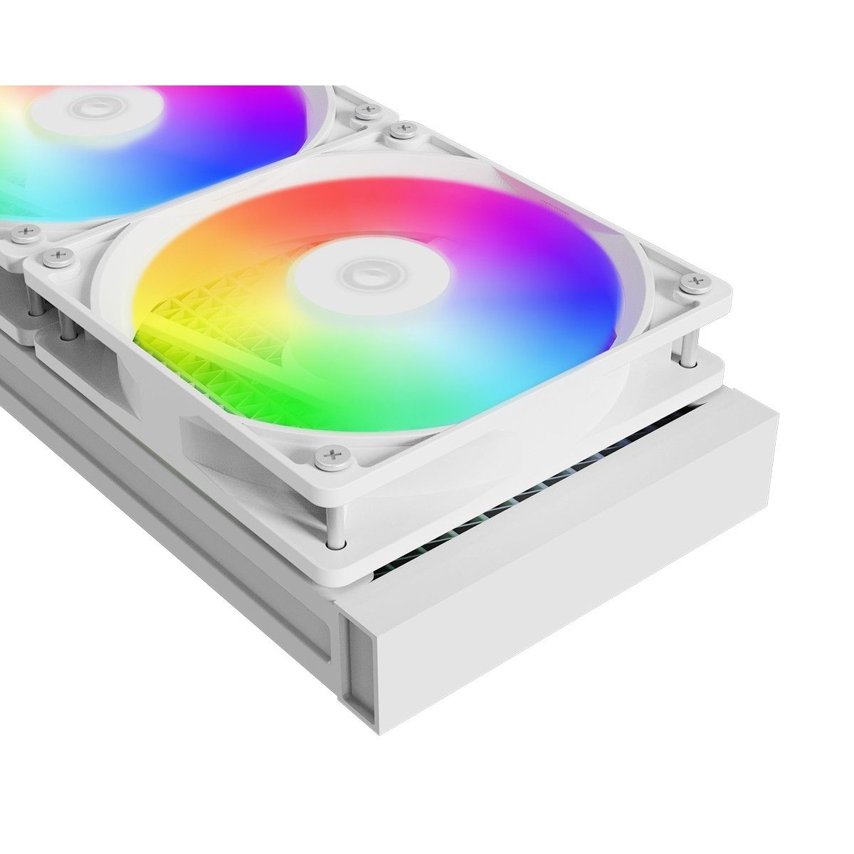 Система водяного охлаждения ID-Cooling FX240 Inf ARGB Soc-AM5/AM4/1200/1700/1851 белый 4-pin 27.2dB 