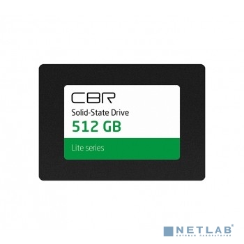 CBR SSD-512GB-2.5-LT22, Внутренний SSD-накопитель, серия "Lite", 512 GB, 2.5", SATA III 6 Gbit/s, SM