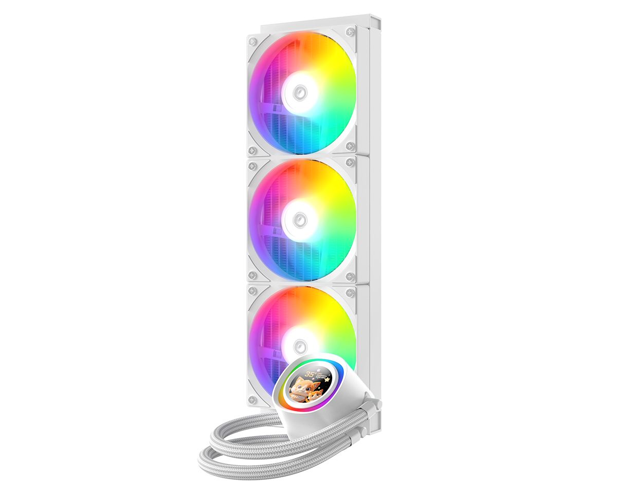 Вентилятор Cooler ID-Cooling FX360 LCD WHITE LCD SCREEN 350W/ all Intel/AMD