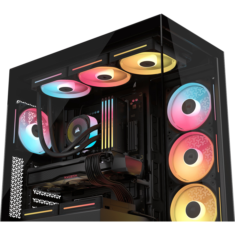 Корпус Corsair 3500X LX-R RGB iCUE LINK, Midi-Tower, TG, 3x120mm ARGB, 2xUSB-A 3.2, 1xUSB 3.2 Type-C