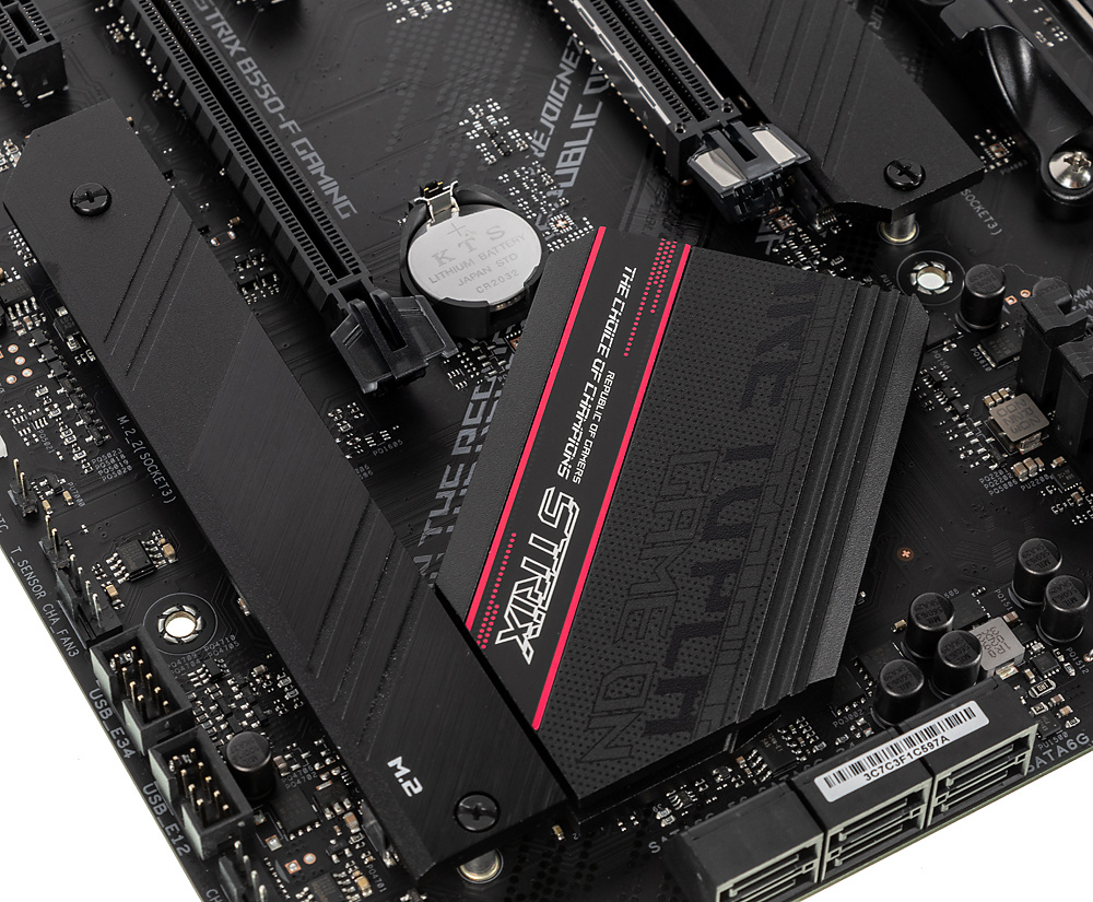 Материнская плата Asus ROG STRIX B550-F GAMING Soc-AM4 AMD B550 4xDDR4 ATX AC`97 8ch(7.1) 2.5Gg RAID