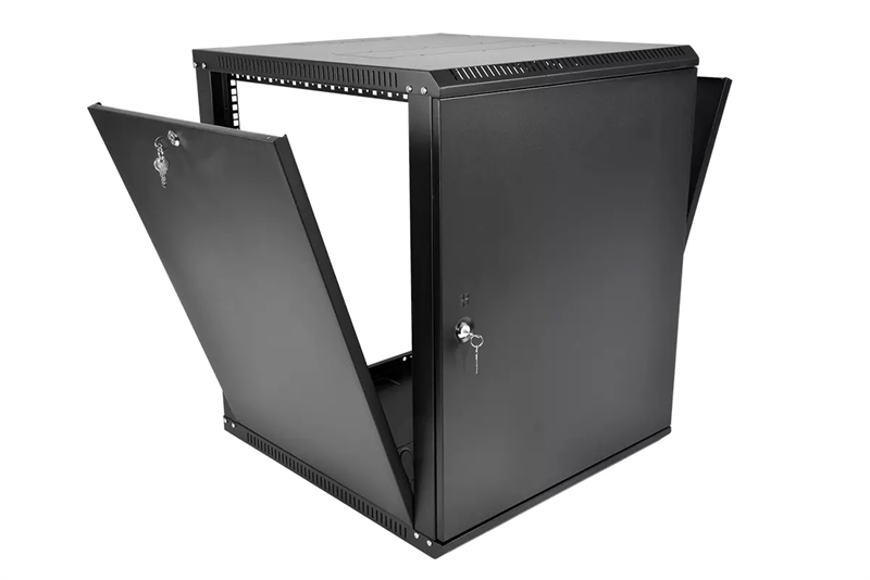 шкаф ЦМО Шкаф телекоммуникационный настенный разборный ЭКОНОМ 18U (600  350) дверь металл, цвет черн