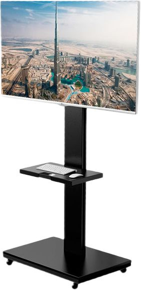 Подставка для телевизора Holder PR-106 черный 26"-70" макс.45кг напольный наклон