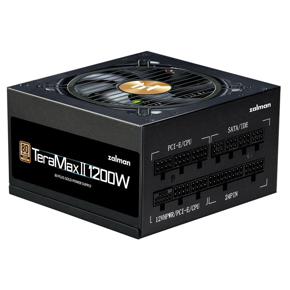 Блок питания Zalman ZM1200-TMX2, 1200W, ATX12V v3.0, APFC, 12cm Fan, 80+ Gold Gen5, Full Modular, Re