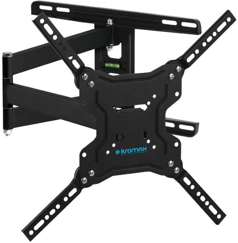 Кронштейн для телевизора Kromax DIX-19 черный 22"-65" макс.45кг настенный поворотно-выдвижной и накл