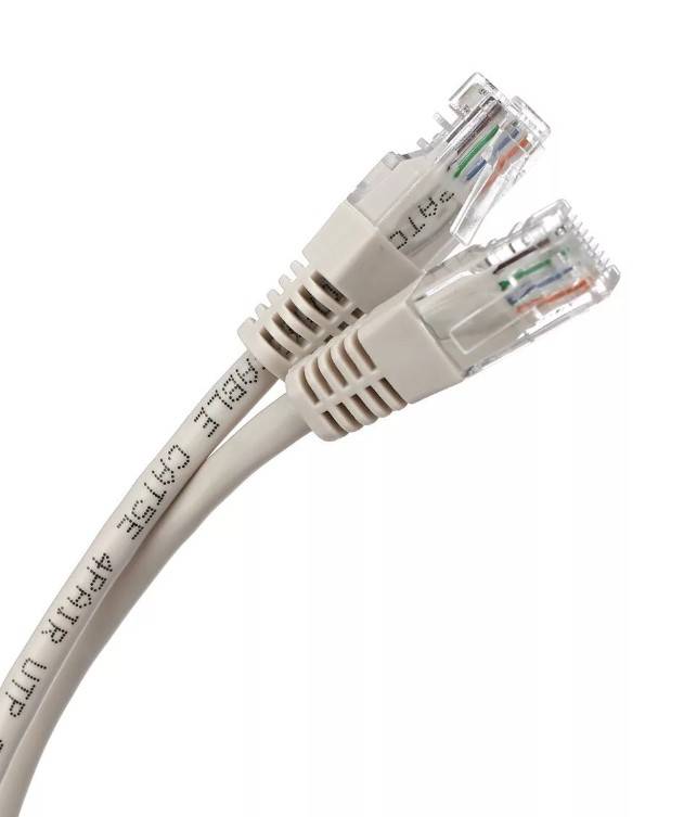 Патчкорд литой Aopen/Qust UTP кат.5е 2м серый <ANP511_2M>