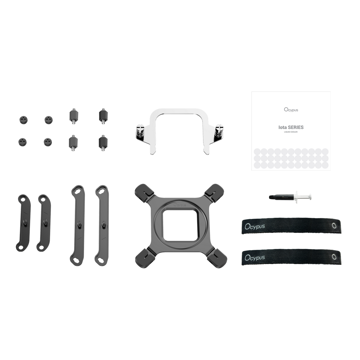 Вентилятор Cooler Ocypus Iota L24 WH ARGB White 280W/ All Intel/ AMD AM*/ Digital display / Screws