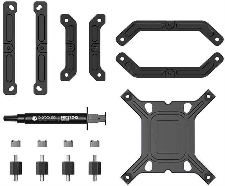 Кулер для процессора ID-COOLING IS-77-XT BLACK LGA1851/1700/1200/115X/AM5/AM4 низкопрофильный высота