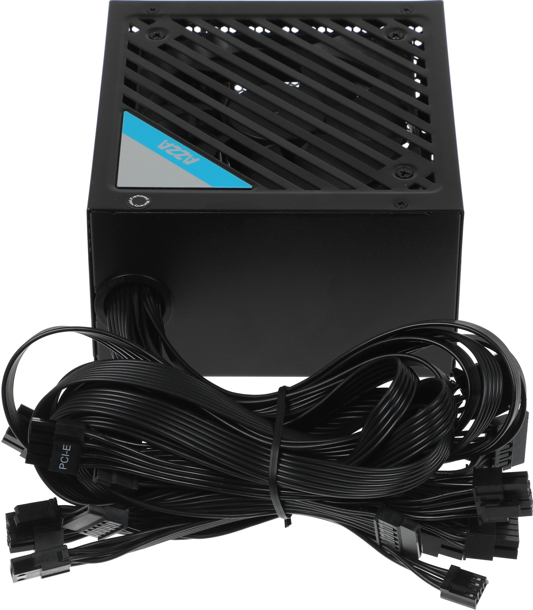 Блок питания Azza ATX 750W PSAZ-750W 80+ bronze (20+4pin) APFC 120mm fan 5xSATA RTL