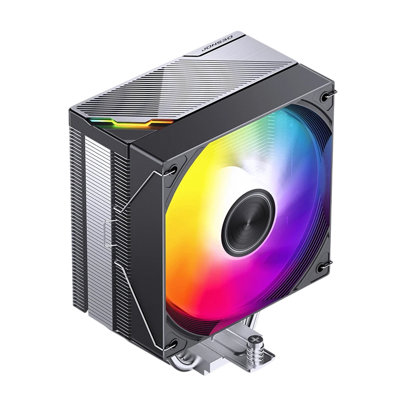 Кулер для процессора JONSBO CA40 ARGB (225W, 4-pin PWM, 157mm, Al/Cu, 4x6mm, ARGB, 1x120mm, 69.61CFM