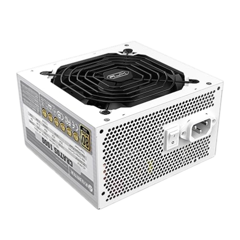 Блоки питания Raijintek CRATOS 850, 850W 80+ Gold (ATX, 3.1, PCIe 5.1, Full-modular, 1x24(20+4)pin, 