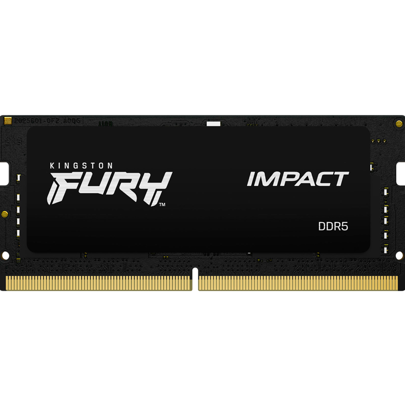 Оперативная память Kingston DDR5 32GB 4800MT/s CL38 SODIMM FURY Impact PnP