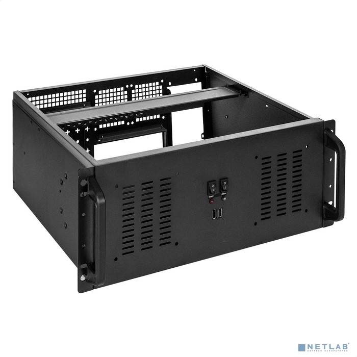 Exegate EX295480RUS Серверный корпус ExeGate Pro 4U350-02 <RM 19", высота 4U, глубина 350, без БП, 2