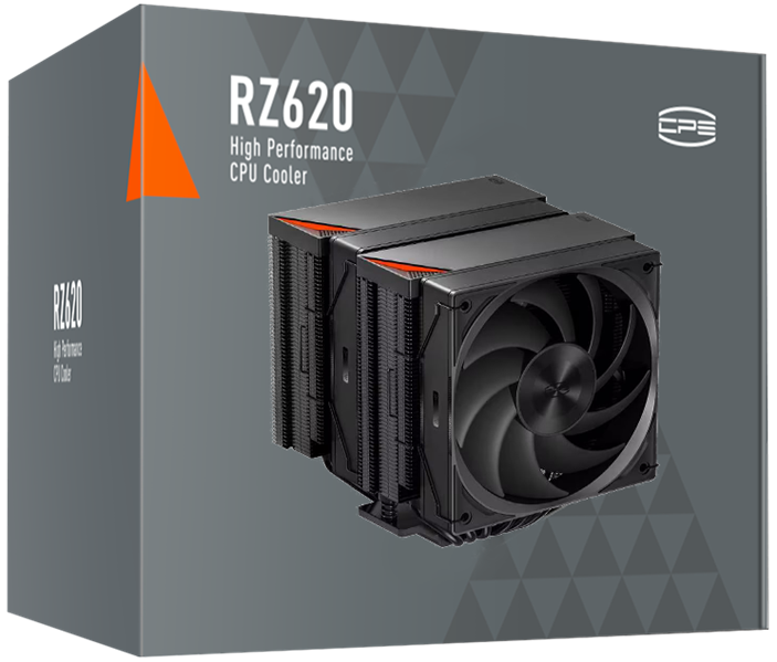 Устройство охлаждения(кулер) PcCooler RZ620 BK Soc-AM5/AM4/1151/1200/2066/1700 черный 4-pin 28-32dB 