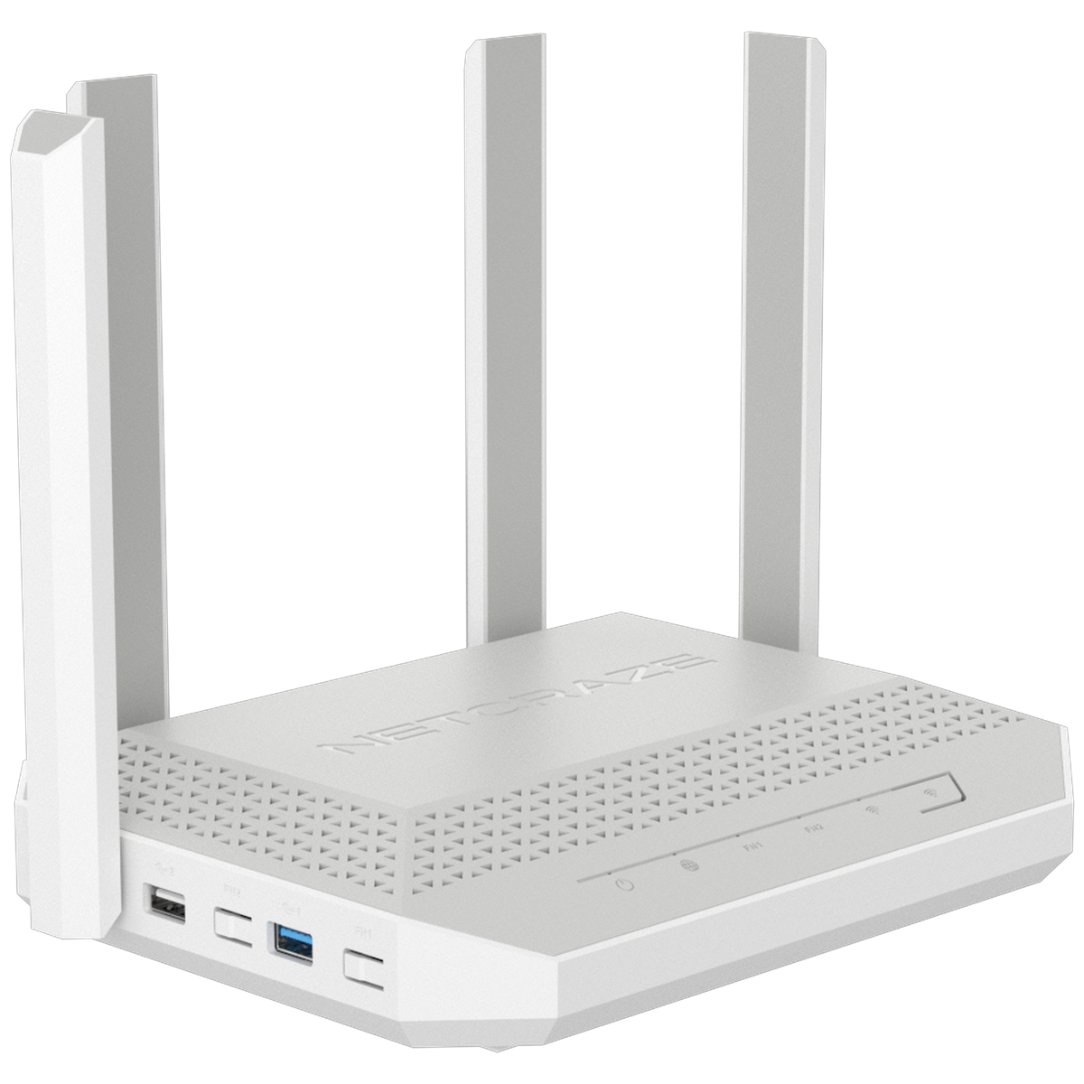 Роутер беспроводной Keenetic Netcraze Ultra (NC-1812) BE7200 10/100/1000/2500BASE-TX/4G ready белый