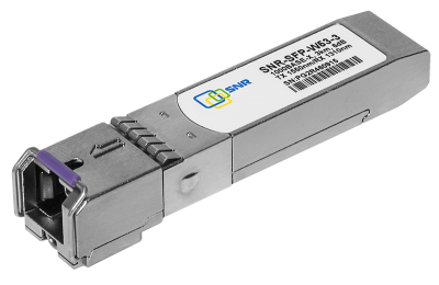 SNR  Модуль SFP WDM, дальность до   3км (6dB), 1550нм