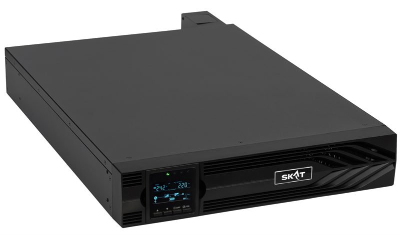 Источник бесперебойного питания  (8777) SKAT-UPS 10000-RACK-ON P3 - ИБП 10 кВт, On-Line, синус, внеш