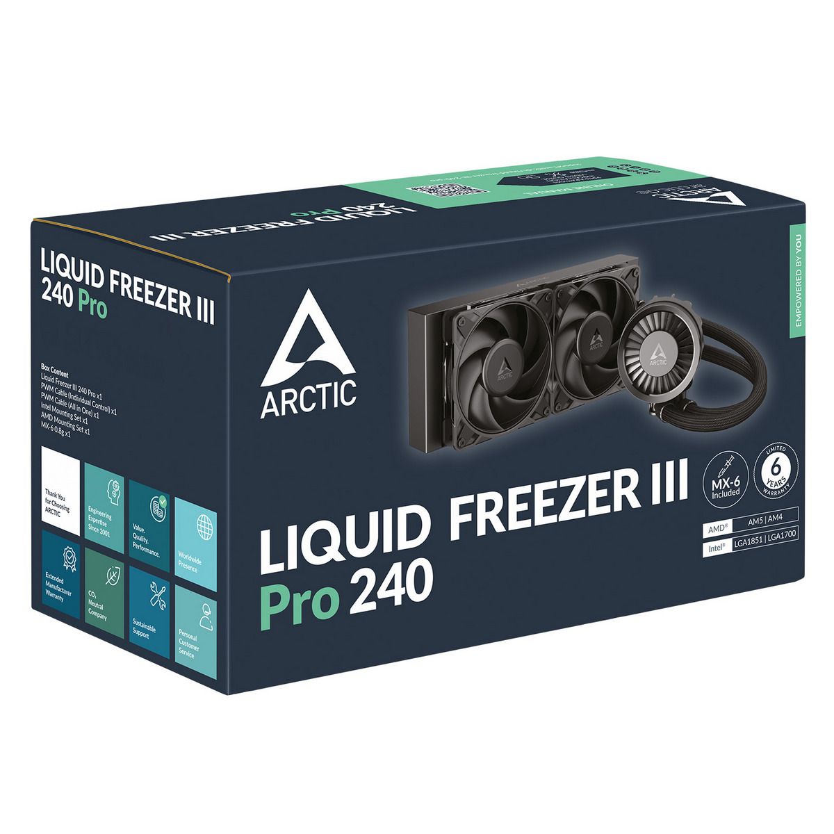 Жидкостная система охлаждения Arctic Cooling Liquid Freezer III Pro 240 Multi Compatible All-In-One 