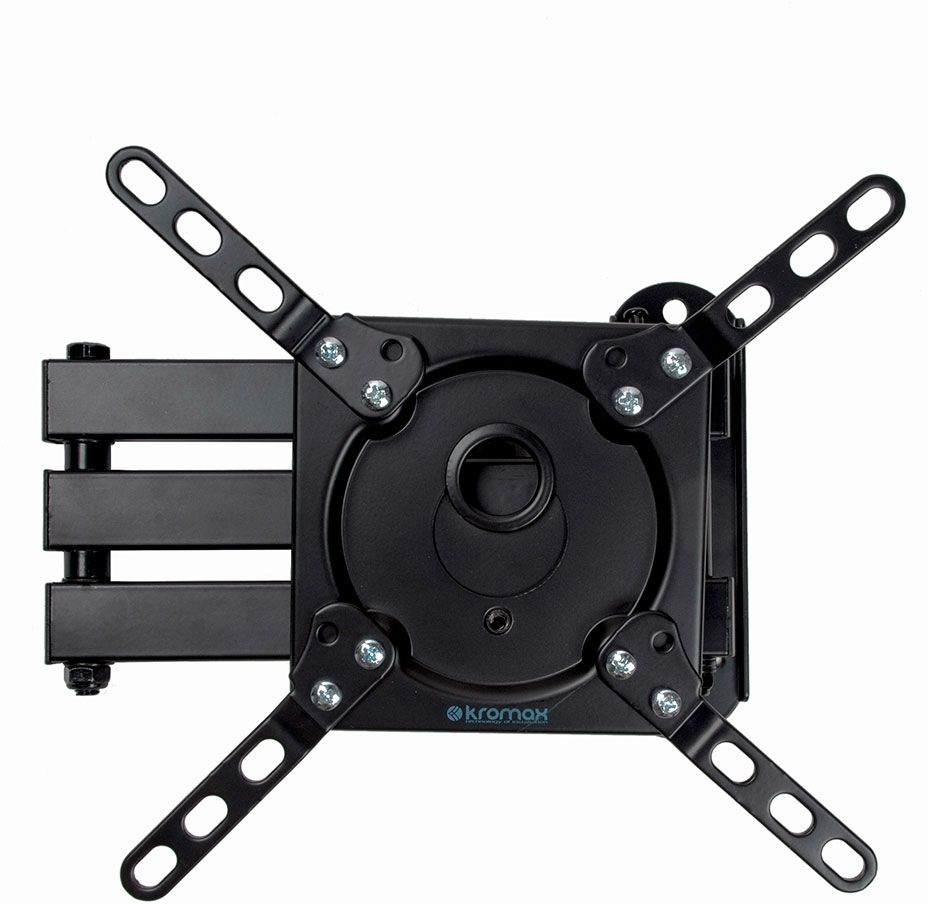 Кронштейн для телевизора Kromax DIX-14 черный 15"-42" макс.20кг настенный поворотно-выдвижной и накл