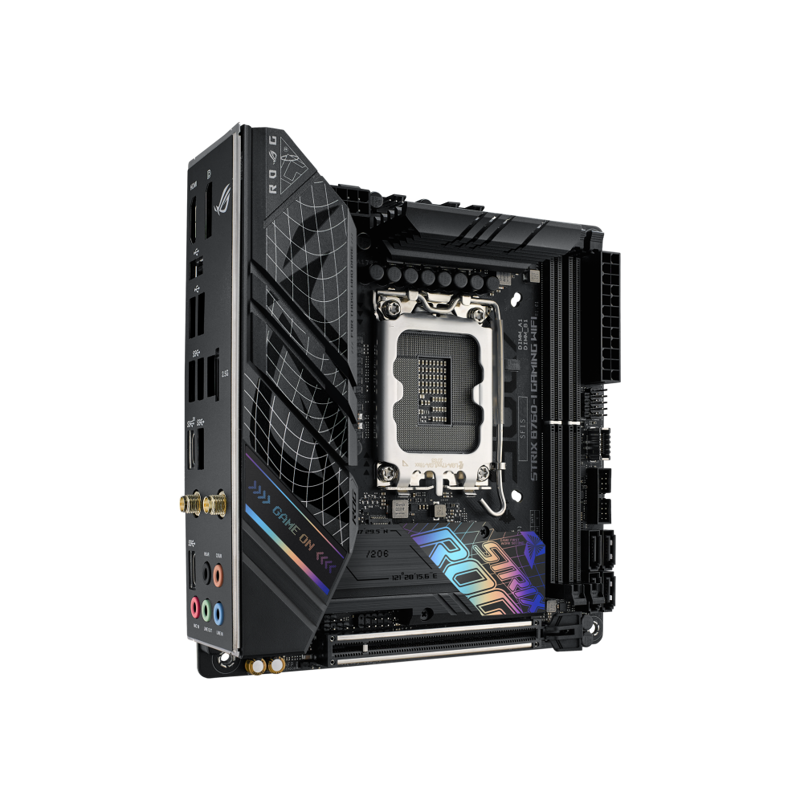 Материнская плата Asus ROG STRIX B760-I GAMING WIFI Soc-1700 Intel B760 2xDDR5 mini-ITX AC`97 8ch(7.