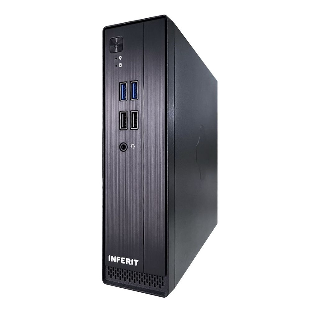 Корпус FoxLine FL-105-AD120-DC-INF (FL-105-AD120-DC-INF) |FL-105-AD120-DC-INF| mITX case (2L), 2*USB