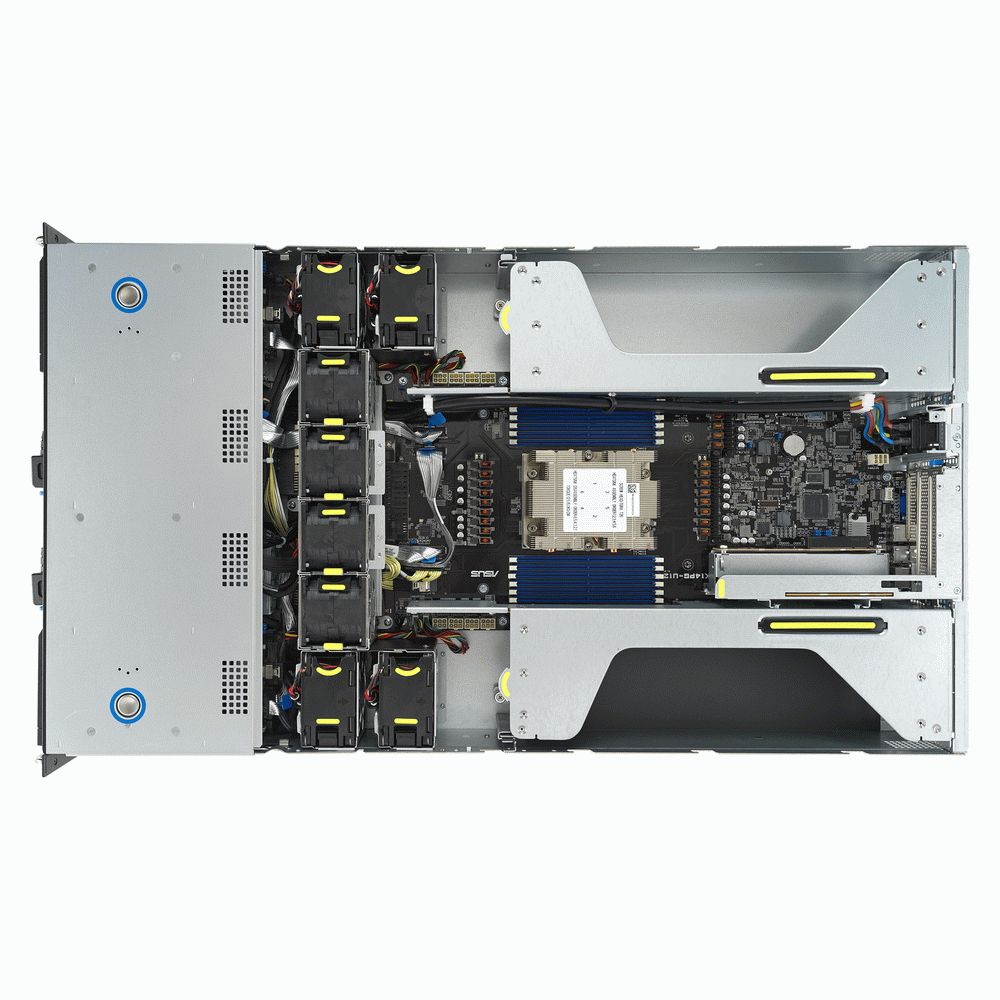 Серверная платформа ASUS ESC4000A-E12-SKU1, 2U GPU, 1 x SP5 LGA6096 EPYC 9004 (400W), 12DIMM DDR5, 2