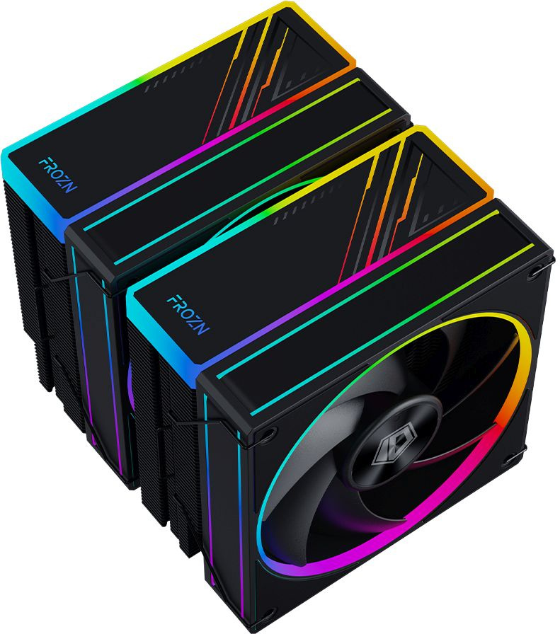 Устройство охлаждения(кулер) ID-Cooling Frozn A620 ARGB Soc-AM5/AM4/1200/1700/1851 черный 4-pin 29.9