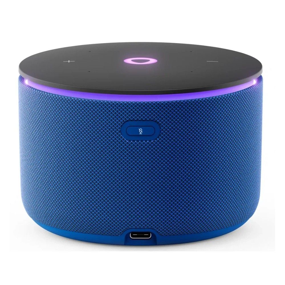 Умная колонка Yandex Станция Мини 3 Про Алиса синий 18W 2.0 BT/Wi-Fi (YNDX-00059BLU)