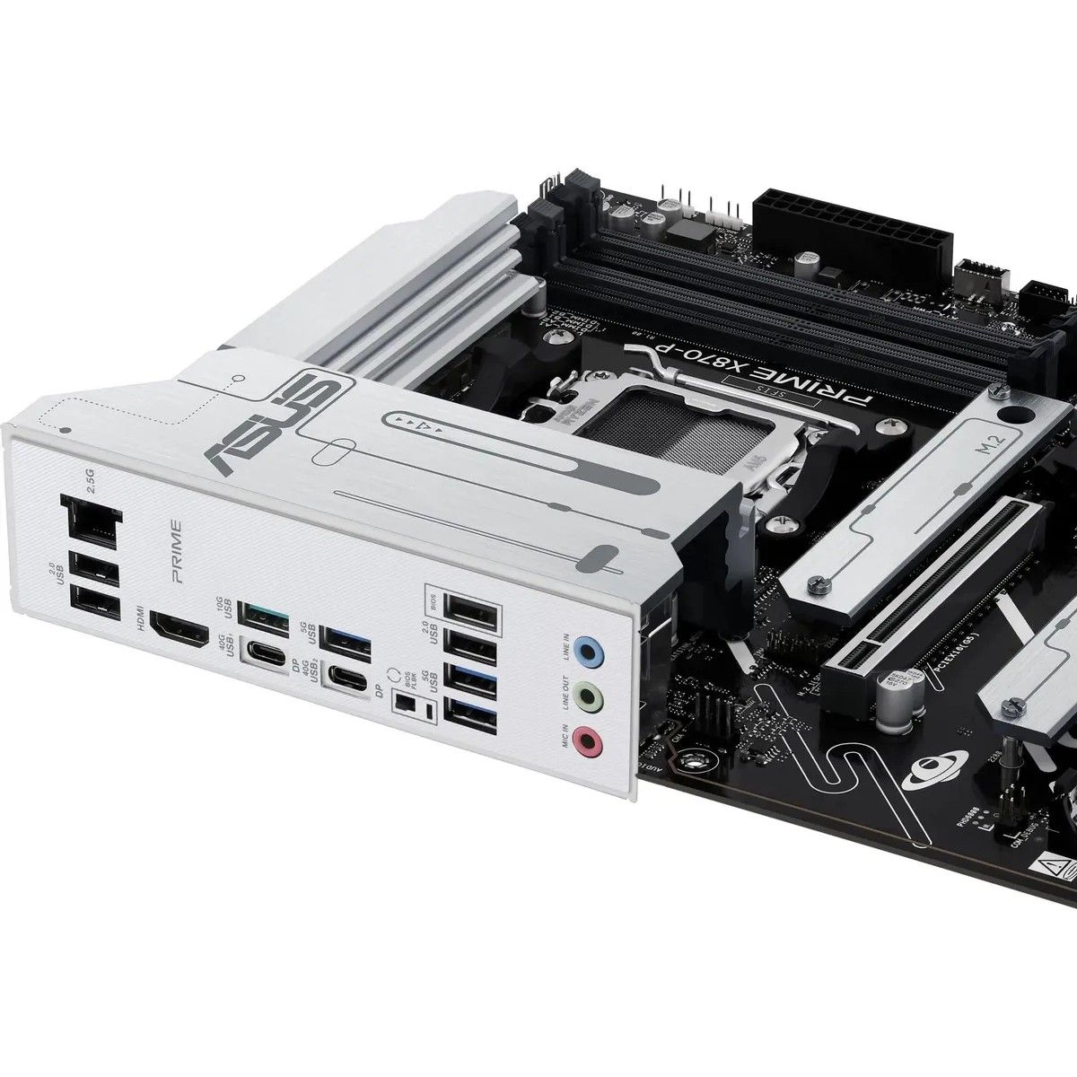 Материнская плата Asus PRIME X870-P Socket AM5 AMD X870 4xDDR5 ATX AC`97 8ch(7.1) 2.5Gg RAID+HDMI