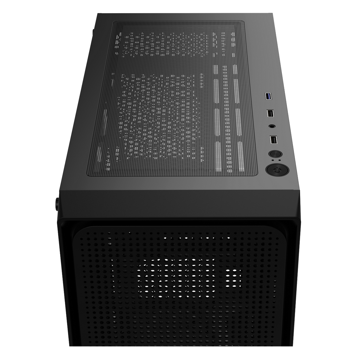 Корпус для ПК Case Ocypus Gamma C50 BK mATX / win / black / no PSU / Tempered Glass