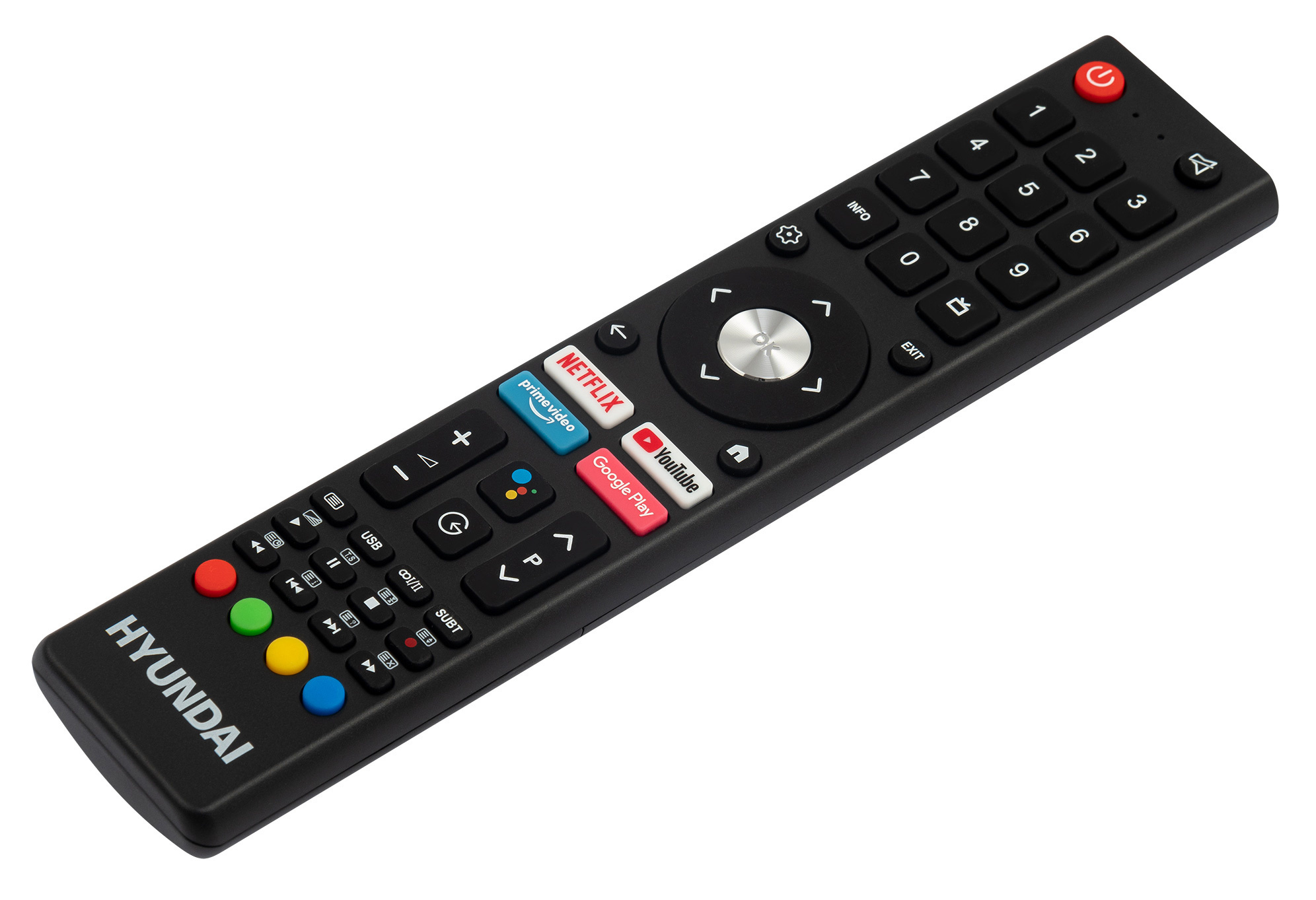 Телевизор QLED Hyundai 55" H-LED55QBU7500 Android TV Frameless черный/серебристый 4K Ultra HD 60Hz D