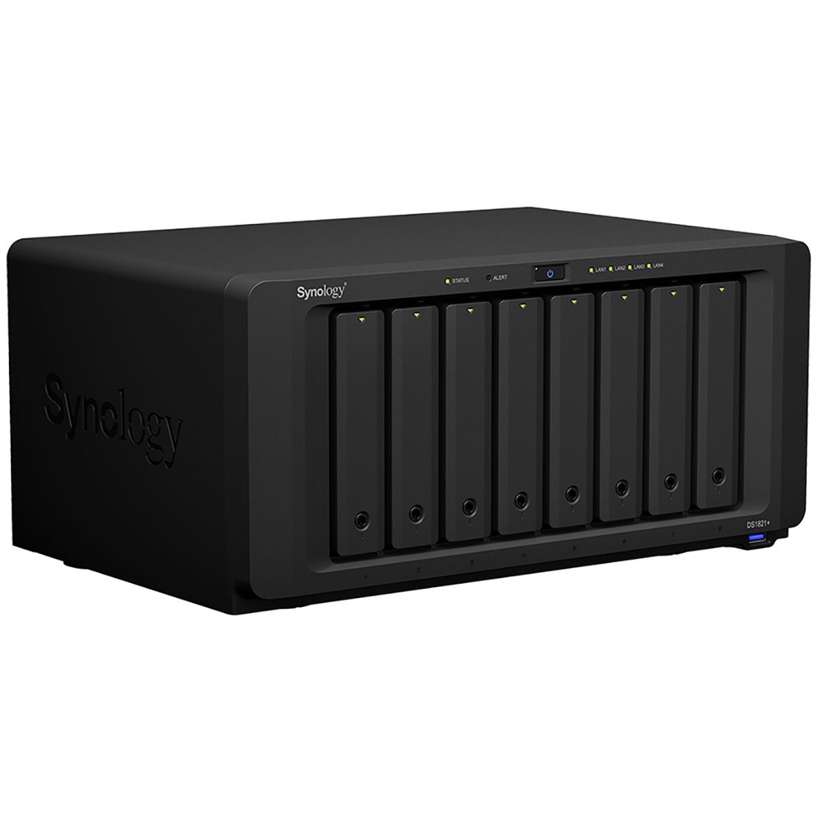Сетевое хранилище 8x2.5"/3.5" SATA, AMD Ryzen V1500B/4x2.2GHz, 4GB DDR4, 4x1 Гбит/с, 4xUSB