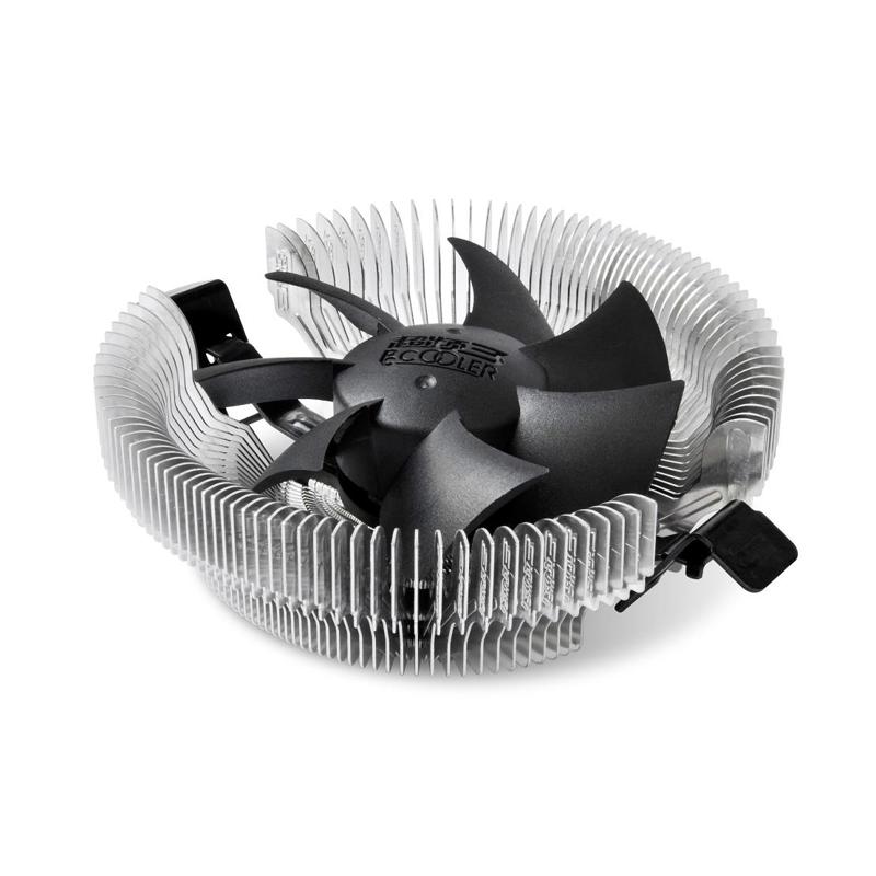 Кулер для процессора PCCooler E80 S775/115X/AM2/2+/AM3/3+/AM4/FM1/FM2/754/939/940 (72 шт/кор, TDP 65
