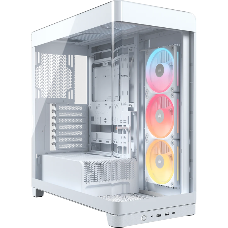 Корпус Corsair Frame 4500X LX-R RGB iCUE LINK, Midi-Tower, TG, 3x120mm ARGB reverse fans, 2xUSB-A 3.