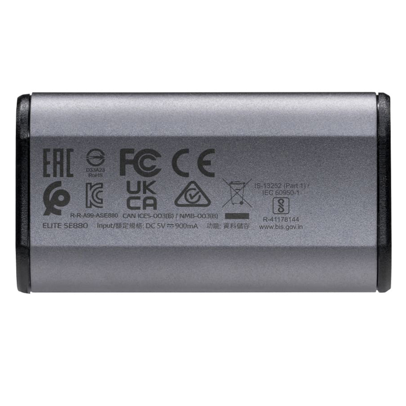 Твердотельный накопитель ADATA External SSD SE880, 4000GB, USB 3.2 Gen2 Type-C, up to R/W 2000/2000 