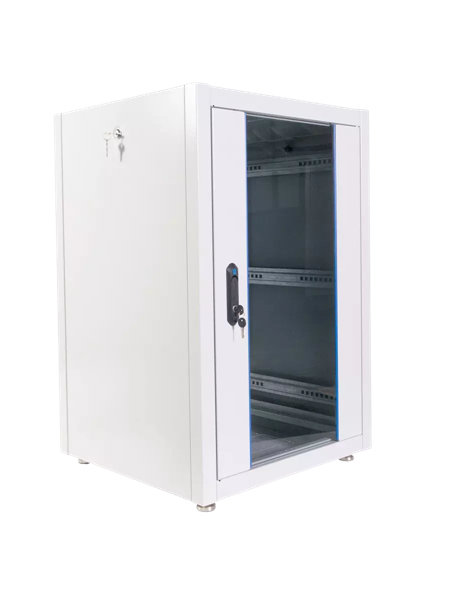 Шкаф ЦМО Шкаф телекоммуникационный напольный ЭКОНОМ 18U (600х800) дверь стекло, дверь металл