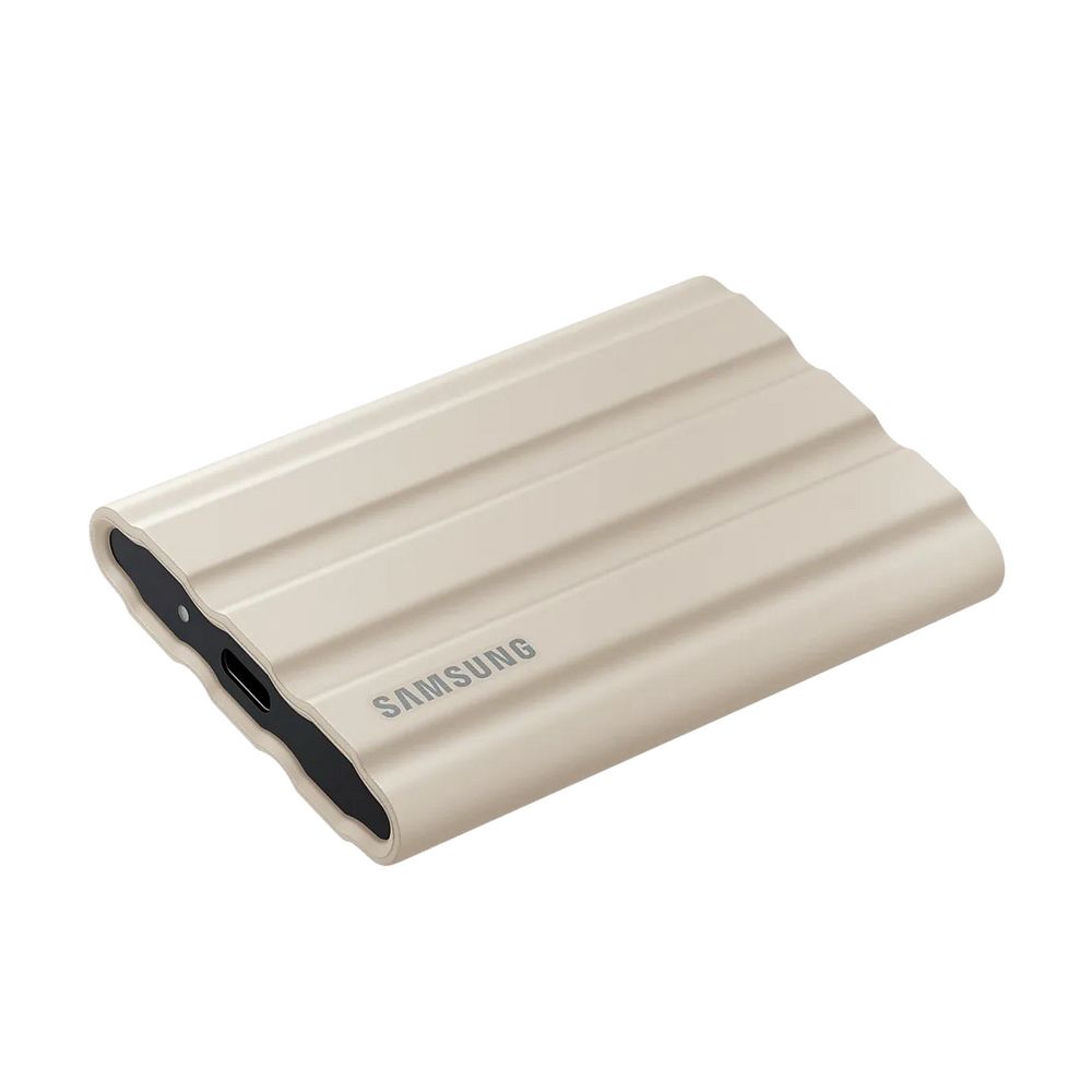 Накопитель SSD Samsung Original USB-C 1Tb MU-PE1T0K/WW Shield T7 1.8" бежевый