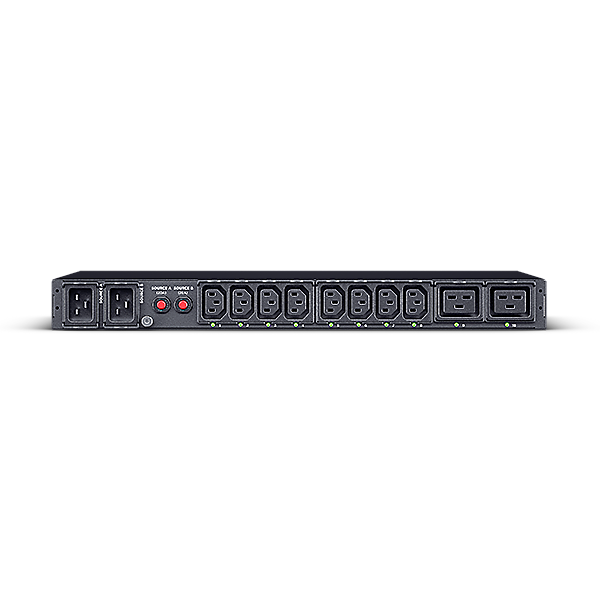 Панель питания распределительная CyberPower ATS CyberPower (PDU20SWHVIEC10ATNET) 1U type, 16Amp,SNMP